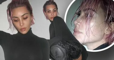 Kim Kardashian tërheq vëmendjen e publikut, shfaqet me flokë rozë
