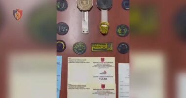 EMRAT/ Bazë e falsifikimit të dokumenteve në Tiranë, arrestohen tre persona, kapen 37 vula institucionesh