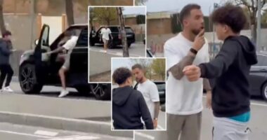 VIDEO/ Lojtari i Barcelonës i nervozuar, debaton ashpër me një tifoz të mitur