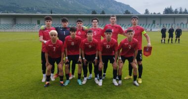 Shqipëria U-17 triumfon me përmbysje ndaj Sllovenisë, Gabriel Kulla shkëlqen me dopietë