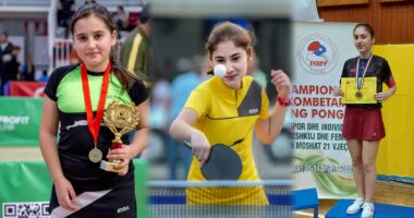 Dy motrat kampione në ping-pong, çojnë Shqipërinë mes 10 më të mirëve