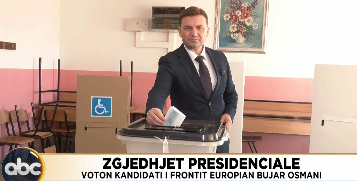 Zgjedhjet presidenciale në RMV/ Voton Bujar Osmani: Zgjedhjet janë vendimtare për të ardhmen e vendit