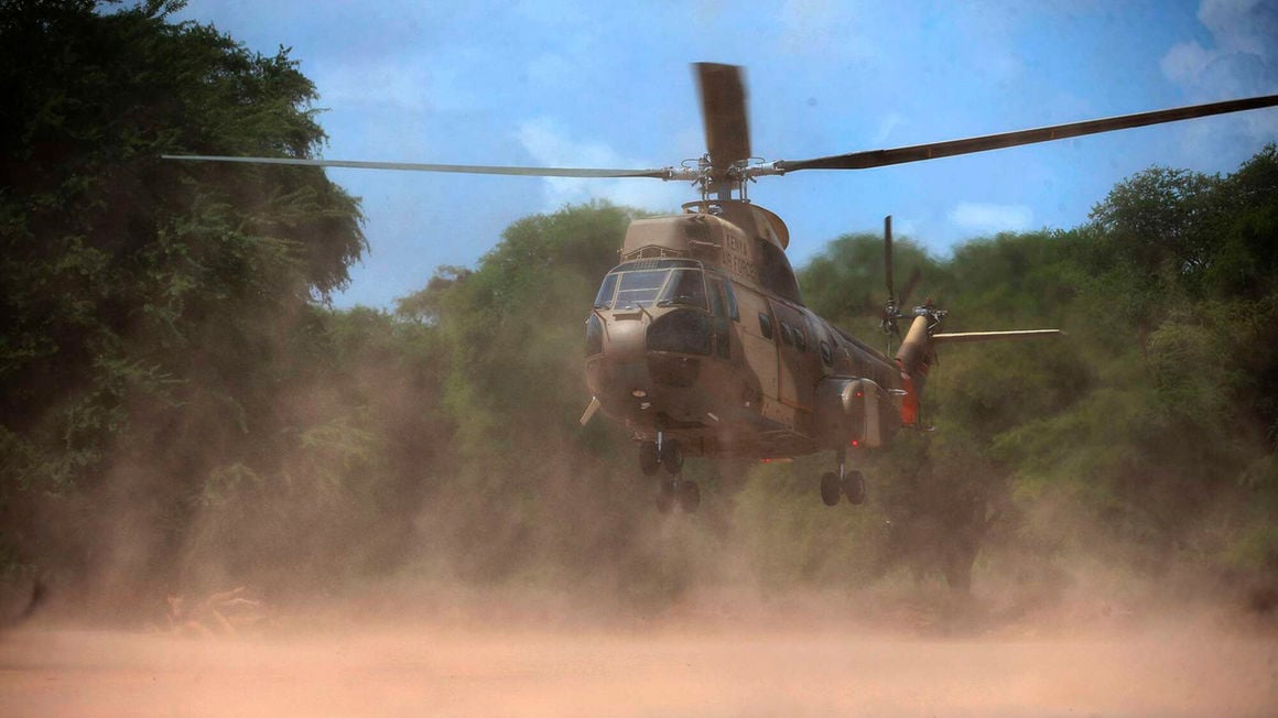 Rrëzohet helikopteri ushtarak në Kenia, raportohet për disa të vdekur