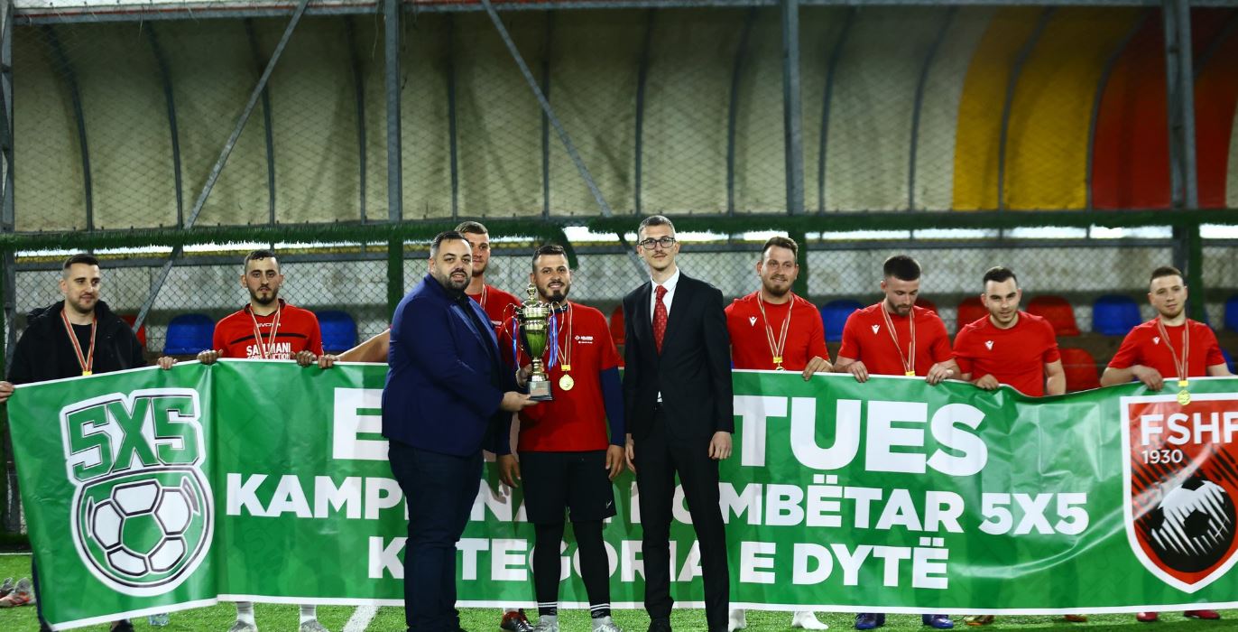 Kampionati i futbollit 5×5 ul siparin/ ATS shpallet kampion ,Sallmani fiton kupën Kategoria e Dytë