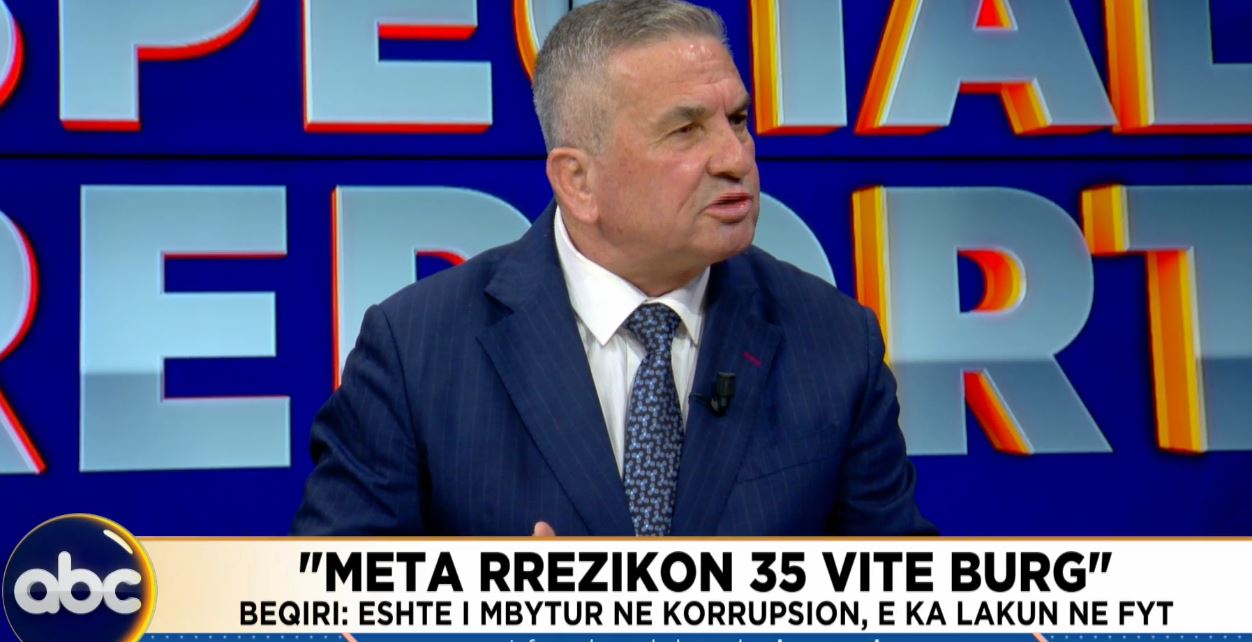 “Meta rrezikon 35 vite burg”/ Avokati Beqiri: I mbytur në korrupsion, e ka lakun në fyt