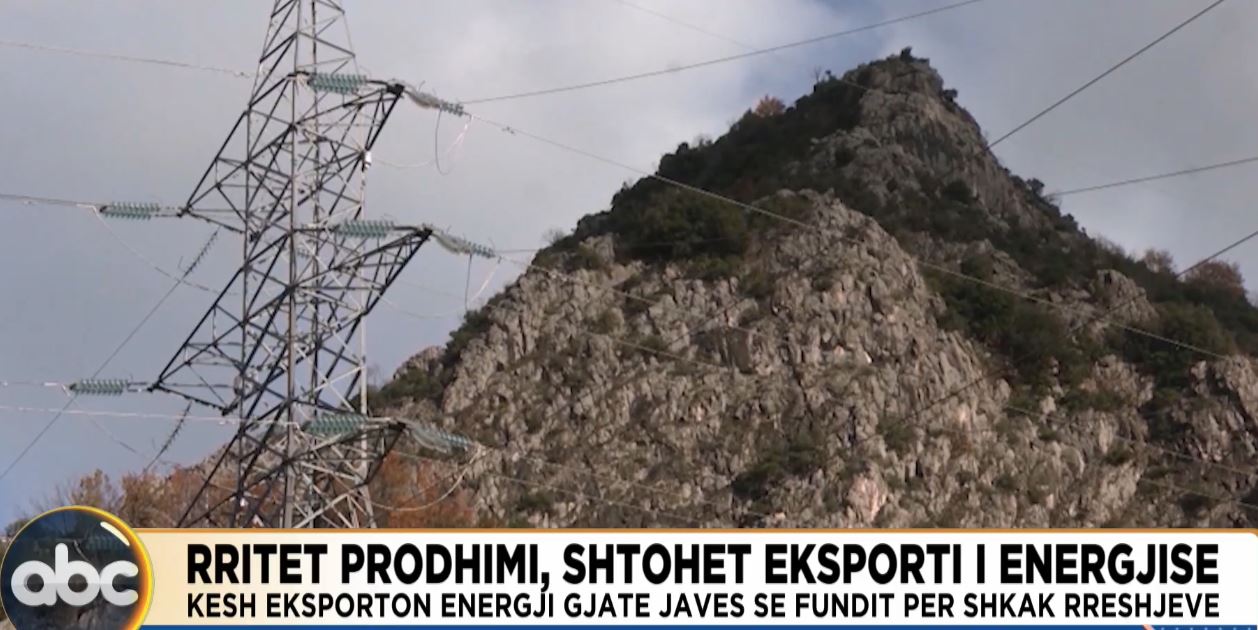 Rritet prodhimi, shtohet eksporti i energjisë/ KESH eksporton energji gjatë javës së fundit për shkak të reshjeve