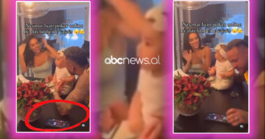 VIDEO/ Babai më “i keq” i vitit, Neymar luan poker online në ditëlindjen e vajzës