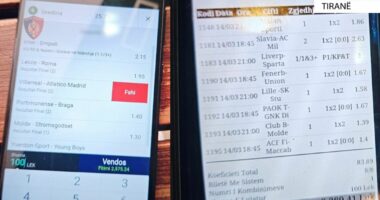 Vinin baste sportive nëpërmjet celularëve, arrestohen tre persona në Tiranë