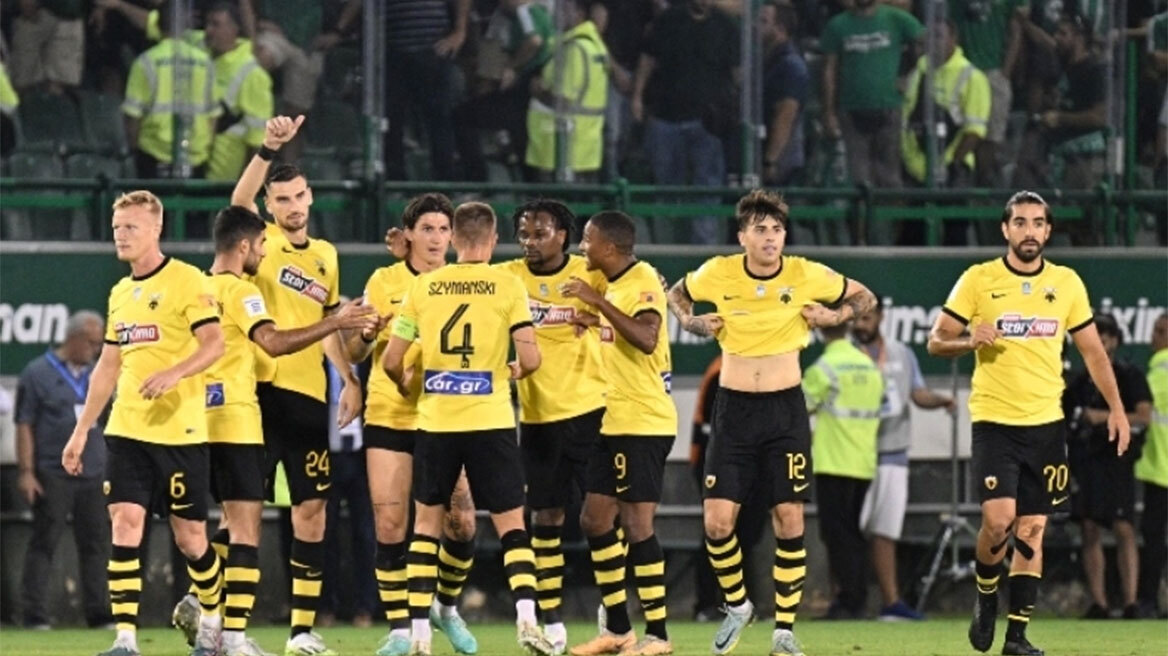 AEK pranë titullit kampion, “Verdhezinjtë” mundin në “OPAP ARENA” rivalët e Panthinaikos