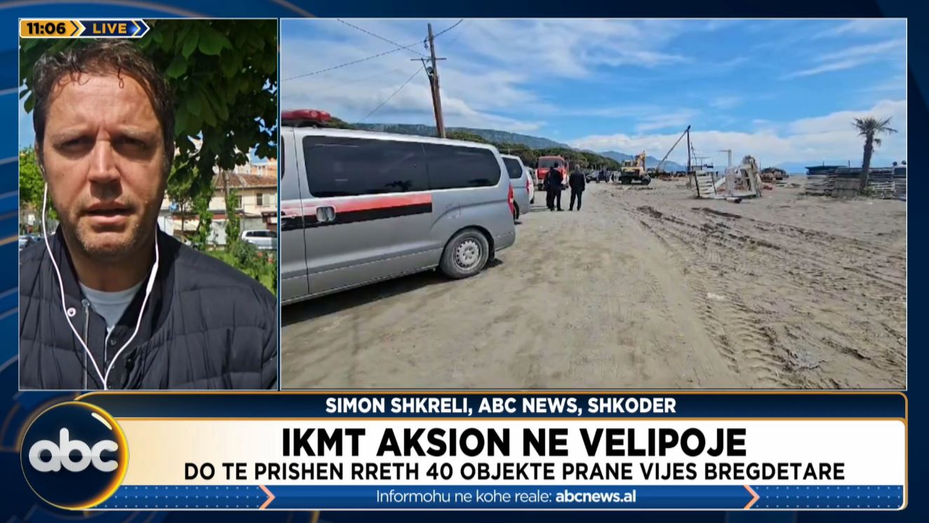 IKMT aksion në Velipojë/ Do të prishen rreth 40 objekte pranë vijës bregdetare