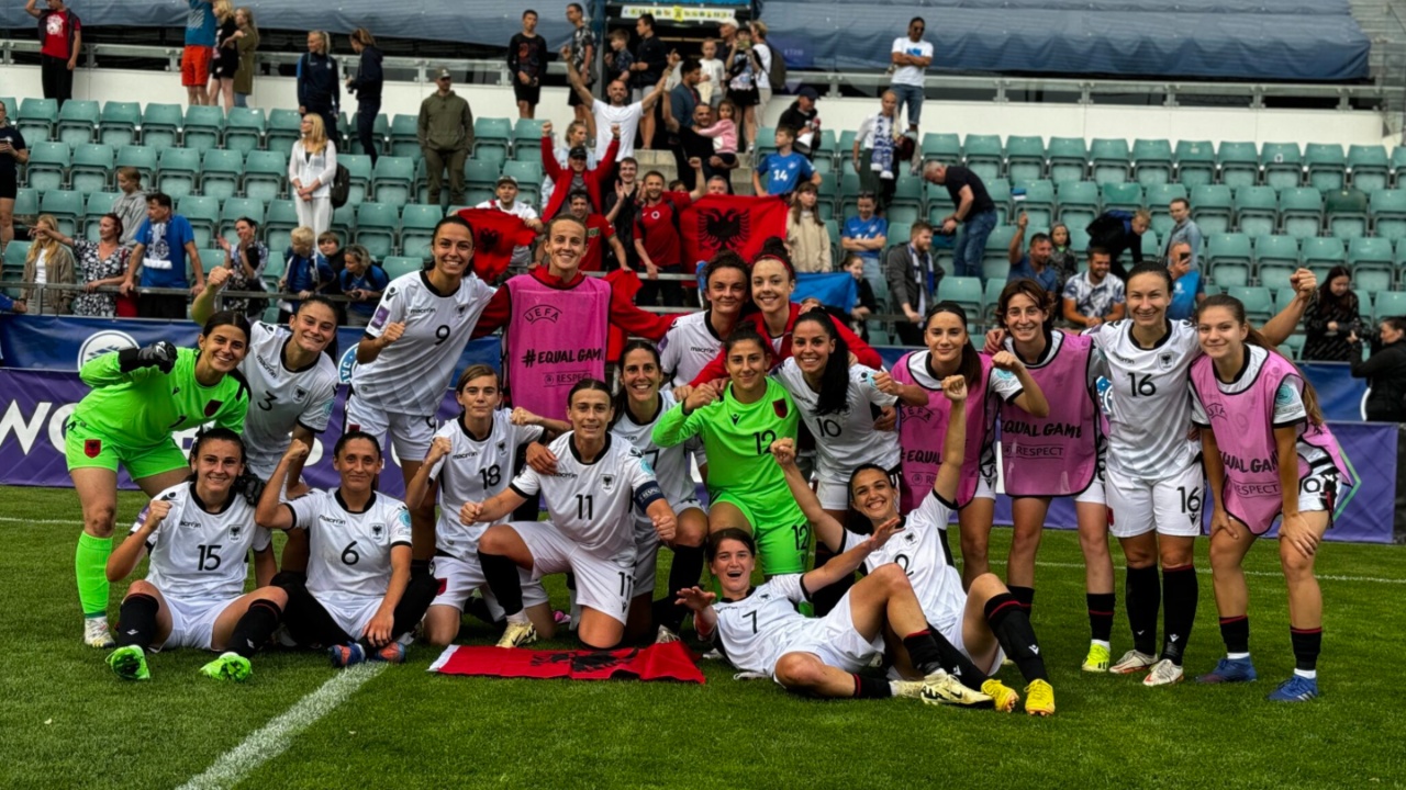 Women’s Euro 2025/ Shqipëria e vajzave triumfon në Talin dhe merr kryesimin në grupin C5
