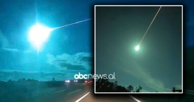 VIDEO/ Pamje mahnitëse, meteori ndriçon qiellin në Spanjë dhe Portugali