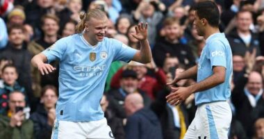 VIDEO/ Haaland bën “poker”, City shpërfytyron “Ujqërit” e Wolves në “Etihad”