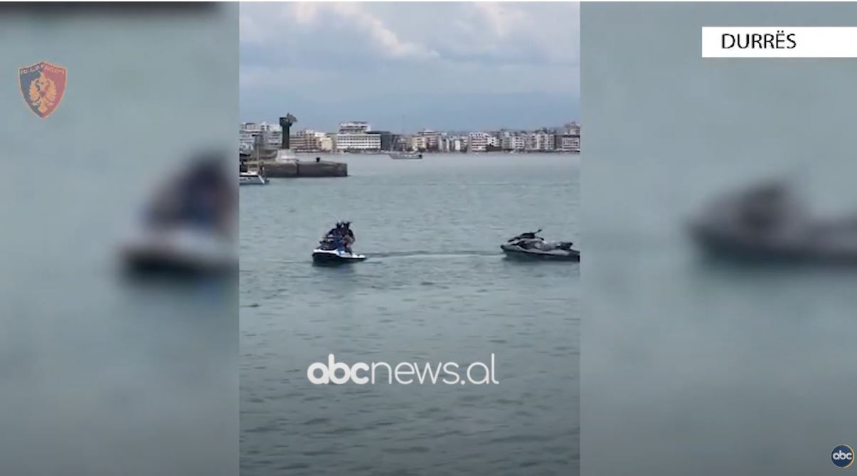 Policia Kufitare kontrolle në vijën bregdetare/ Bllokohen 2 Jet Ski, ndëshkohen drejtuesit e mjeteve