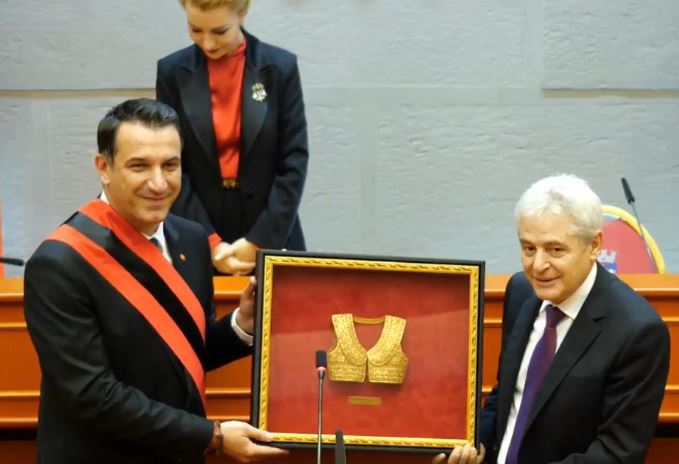 Ali Ahmeti “Honorary Citizen” of Tirana