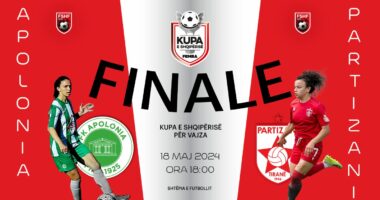Kupa e Shqipërisë për vajza/ Të shtunën në “Shtëpinë e Futbollit” luhet finalja Partizani – Apolonia