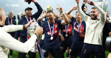 VIDEO/ PSG fiton Kupën e Francës ndaj Lyon, Mbappe nuk gjen golin në sfidën e tij të fundit me klubin francez