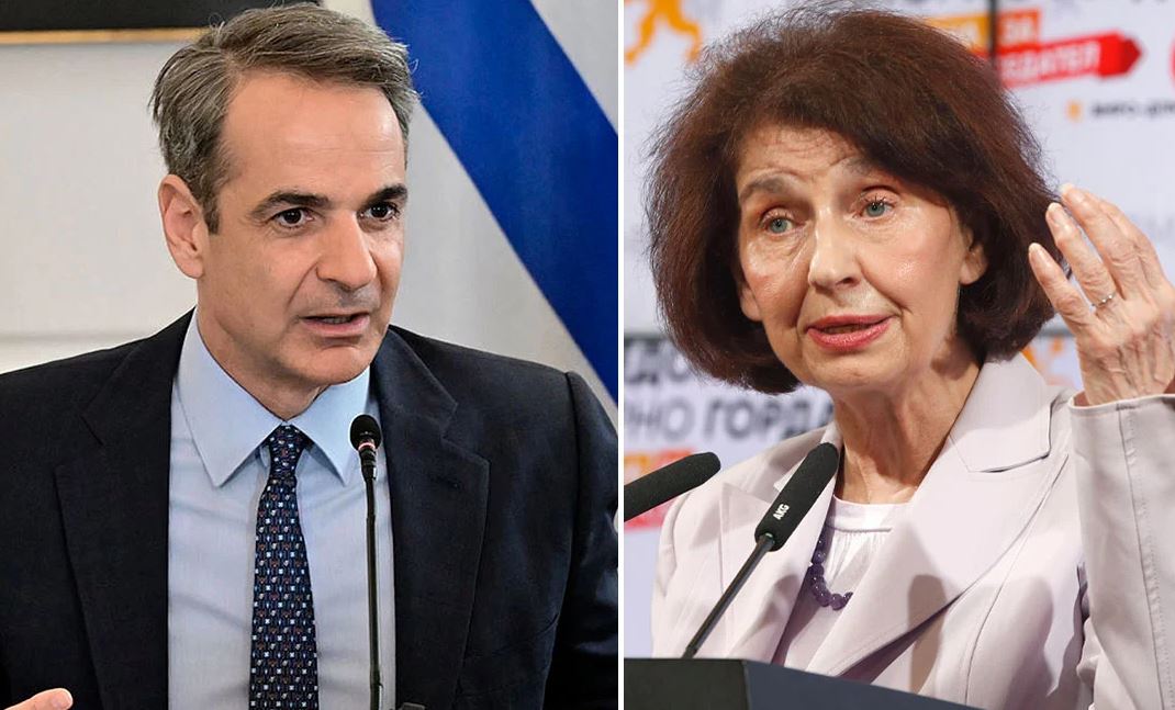 Nuk përdori emrin kushtetues të shtetit kur u betua, Mitsotakis: Provokim nga presidentja e re e Maqedonisë së Veriut!