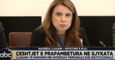 Çështjet e prapambetura në gjykata, kryetarja e KLGJ-së: Të ngrihemi mbi interesat personale dhe institucionale