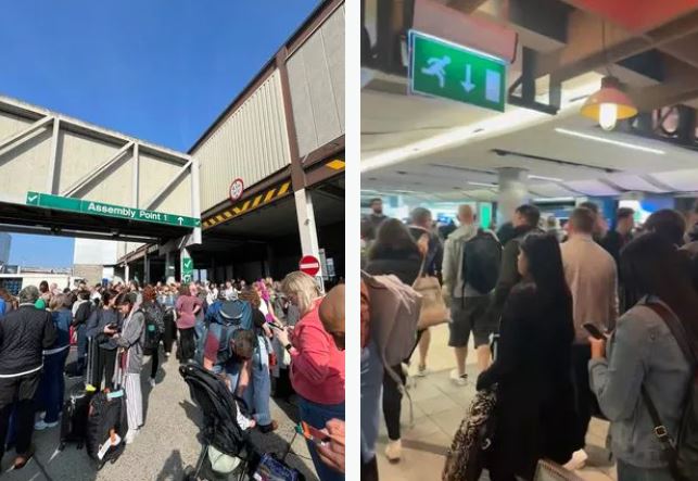 VIDEO/ Alarm për zjarr në aeroportin Gatwick në Londër, evakuohen pasagjerët