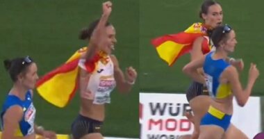 VIDEO/ Moment epik në Kampionatin Europian të Atletikës, sportistja spanjolle feston para kohe dhe përfundon pa medalje
