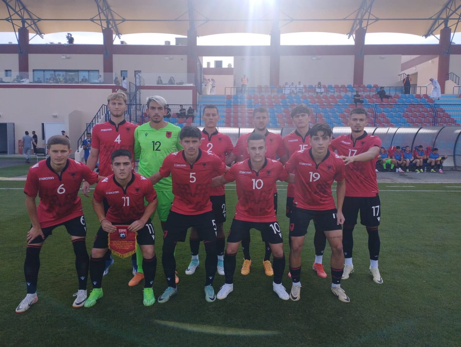 Shqipëria U-20 barazon 1-1 në ndeshjen e dytë në turneun e Arabisë Saudite ndaj Irakut