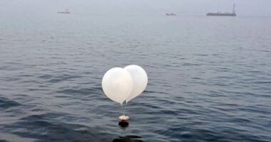 Koreja e Veriut dërgon sërish balona me plehra në Korenë e Jugut