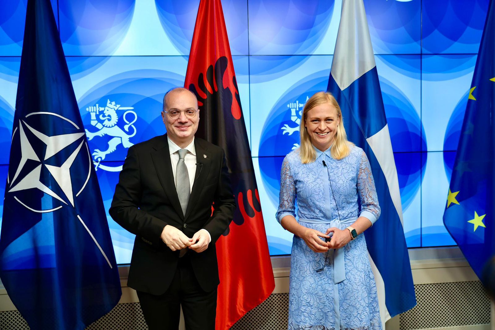 Vizita zyrtare në Finlandë, Ministri Hasani pritet nga presidenti: Në NATO bashkë për sigurinë globale