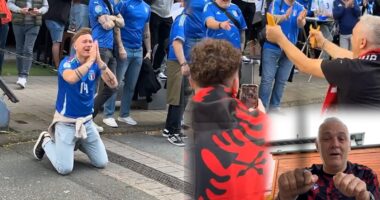 Ju theu makaronat në sy tifozëve italianë, flet shqiptari: Kisha dy orë e gjysmë që i mbaja nën sqetull