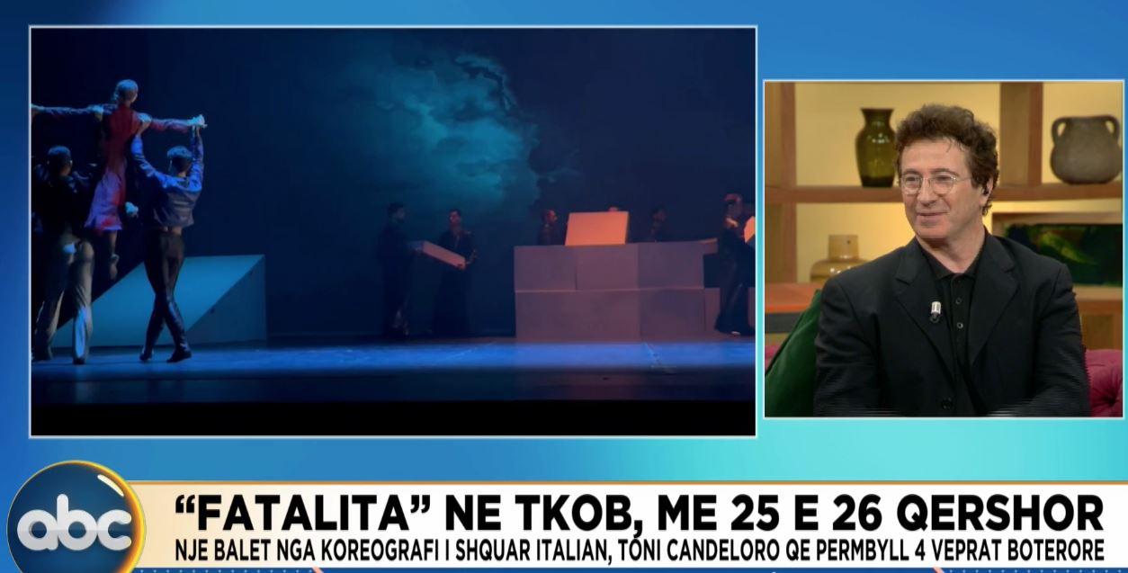 “Fatalita” në TKOB, më 25 e 26 qershor/ Koreografi Candeloro: Është spektakël goxha i vështirë për t’u realizuar