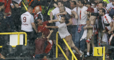 Sherr tifozësh në stadium, ultrasit turq dhe gjeorgjian përleshen në “Signal Iduna Park”