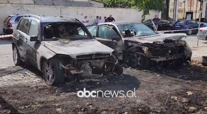 The car of OSHEE’s chief engineer is set on fire in Durres, allegedly because of his duty