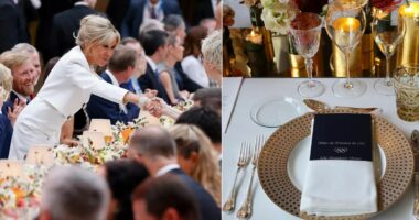 Mbi 500 liderë dhe të ftuar VIP, çfarë ndodhi në darkën e shtruar nga Macron në piramidën e Luvrit