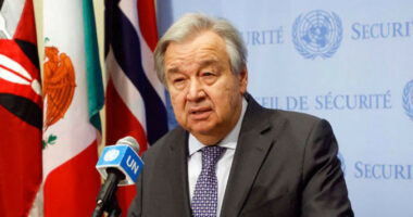 Sekretari i Përgjithshëm i OKB-së dënoi ashpër sulmet me raketa ruse në të gjithë Ukrainën