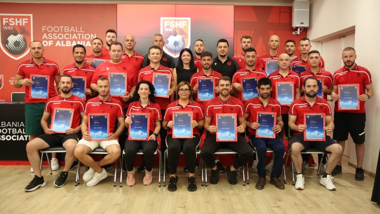 Kursi UEFA C/ Përmbyllet me sukses edicioni i radhës për zonën e Tiranës