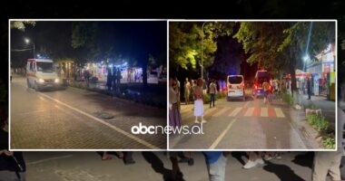 VIDEO/ Sherr në qendër të Pogradecit, plagoset me thikë një person