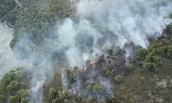 Zjarr në pjesën jugore të Italisë, evakuohen 1000 turistë