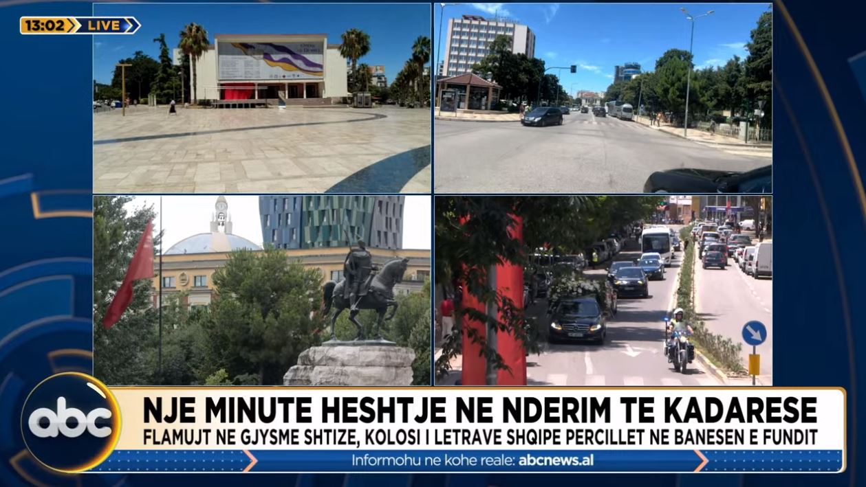 Një minutë heshtje në nderim të Kadaresë/ Flamujt në gjysmë shtizë, kolosi i letrave shqipe përcillet në banesën e fundit