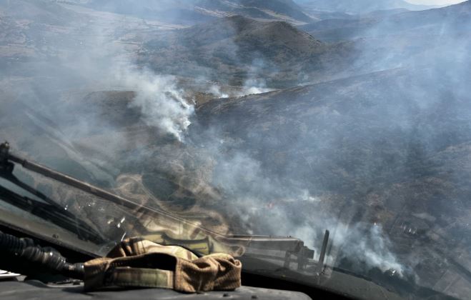 KFOR-i ndihmon në shuarjen e zjarreve në Kosovë dhe Shqipëri