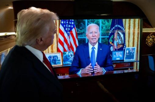 FOTOLAJM/ Trump ndjek fjalimin e Biden: Shumë keq, mezi kuptohet