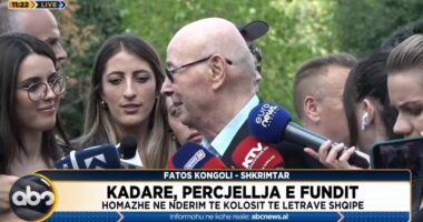 “E kam adhuruar gjithmonë si autor”, Fatos Kongoli: Kadare nuk ishte një shkrimtar i zakonshëm. Është një shkollë letrare