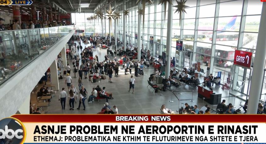 Huge windows blackout, no problem reported at Rinas airport