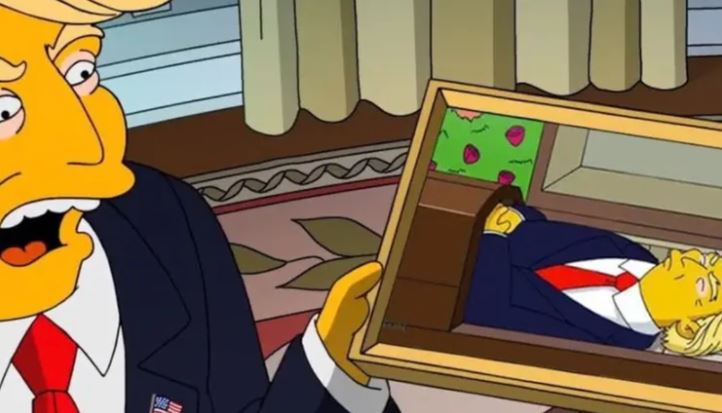 “R.I.P Donald Trump”/ Si qëndron e vërteta e ‘parashikimit’ të “The Simpsons”?