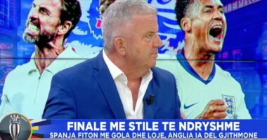 “Spanja eleminoi ekipet pretendente”/ Finalja e EURO 2024, Tami Kona: Anglinë e vërtetë e pamë në ndeshjen ndaj Holandës