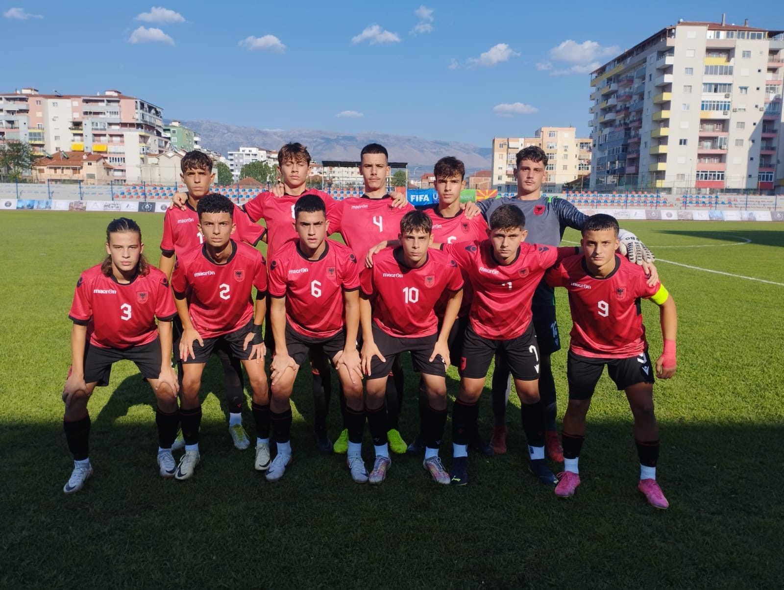 Miqësorja e parë e moshave/ Shqipëria U-15 barazon 1-1 me Maqedoninë e Veriut në “Gjorgji Kyçyku”