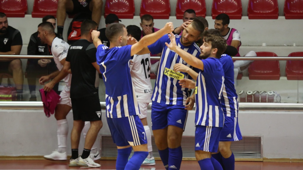 UEFA Futsal Champions League/ Tirana luan ndeshjen e parë ndaj Weilimdorf, “Bardheblutë” nuk arrijnë të sigurojnë fitoren