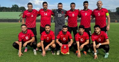 Mbyll rrugëtimi i “Legjionarëve” në UEFA Regions’ Cup, Shqipëria e futbollit amator barazon 0-0 ndaj Central Scotland