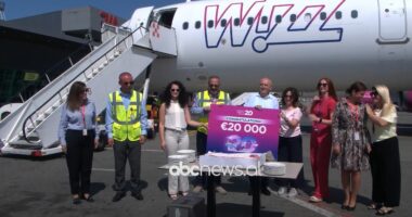 Fituesi i Wizz Air/ Shqiptari shpërblehet me një kupon 20 mijë euro nga linja ajrore në Rinas
