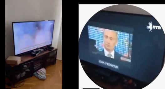 VIDEO/ Shërbimi sekret ukrainas ndërpret programet ruse dhe shfaq pamje nga lufta