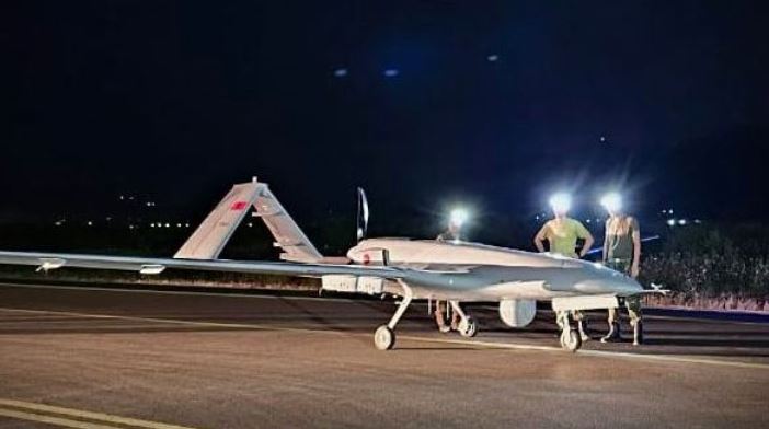 Baykar Bayraktar, successfully performed the night flight